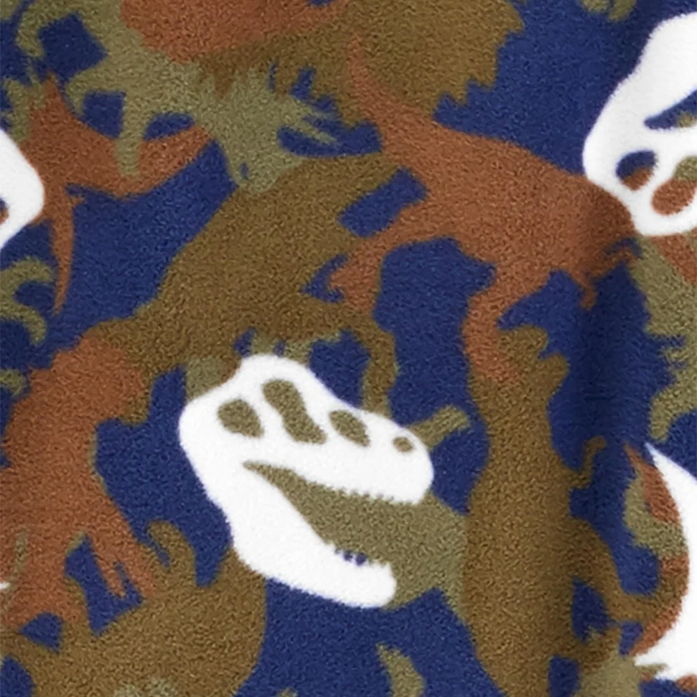 NWT Carter's Dinosaur Camo Fleece Footie Pajamas